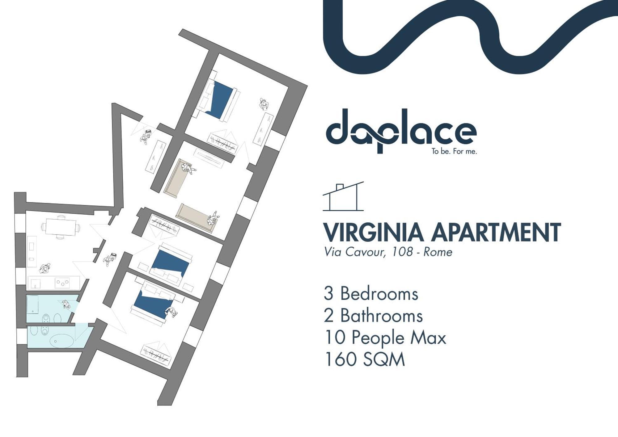 Daplace - Virginia Apartment Rzym Zewnętrze zdjęcie